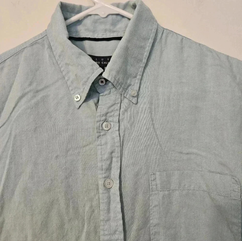 BLUE ARTURO CALLE 100% ALGOLODON EUC SIZE LARGE - Picture 3 of 8